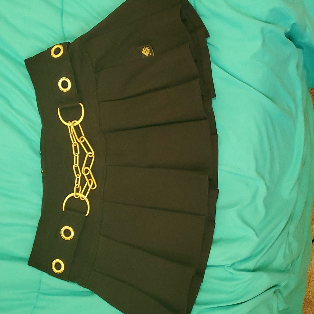 Tripp NYC mini skirt size Small w/ gold accents